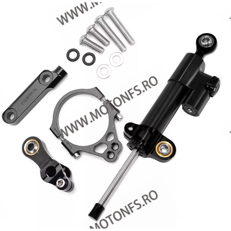 KAWASAKI VERSYS 1000 2012 2013 2014 2015 2016 KIT COMPLET MONTAJ + AMORTIZOR ANTIVOBLAJ GHIDON CNC KZL0J  Amortizor Ghidon 39...