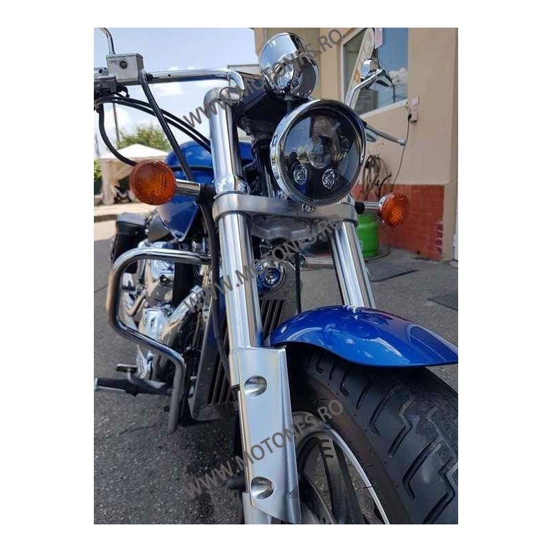 FAR 5.75 (INCH) LED Universal Omologat E9 Cafe Racer Chopper, Bobber HARLEY DAVIDSON ms575r001b  Faruri Moto Universale 260,0...