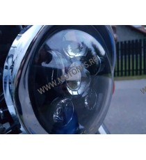 FAR 5.75 (INCH) LED Universal Omologat E9 Cafe Racer Chopper, Bobber HARLEY DAVIDSON ms575r001b  Faruri Moto Universale 260,0...