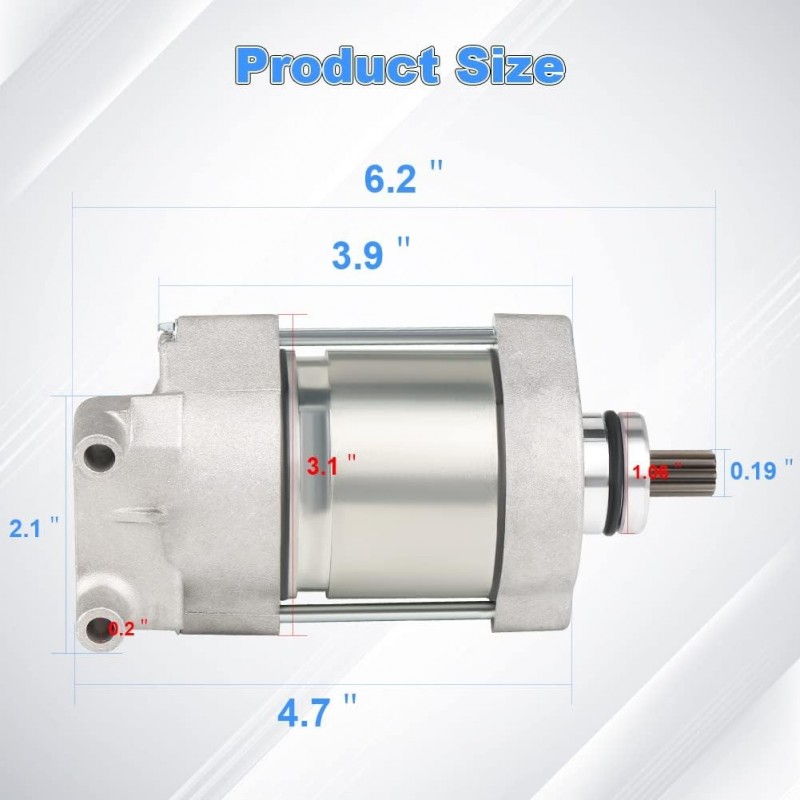 Electromotor Yamaha YZF-R1 R1 2004 2005 2006 2007 2008 Replacement for 4C8-81890-00-00,4C8-81890-01-00 5VY-81890-00  Electrom...