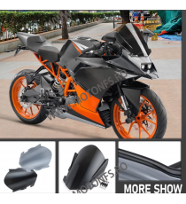 KTM RC125 RC200 RC390 2014 2015 2016 2017 2018 Parbriz Double Bubble Fumuriu IZBC2  Parbriza Fumuriu Motonfs 199,00 lei 199,0...
