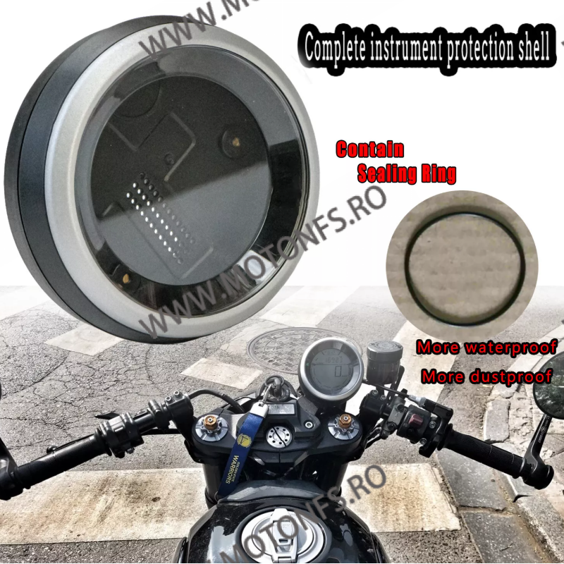 Carcasa Bord Kilometraj Ducati Scrambler 400 800 Icon Desert Sled Cafe Racer Negru GS429063  Carcasa Kilometraj 215,00 lei 19...