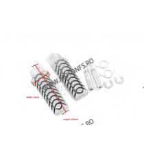 Kawasaki Z900 2017-2024 Z900 ABS 2017-2024 Z900 SE 2022-2024 Set Complet pilot Scarite si Suporti scarite Negru GS423053  Pil...