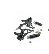 Kawasaki Z900 2017-2024 Z900 ABS 2017-2024 Z900 SE 2022-2024 Set Complet pilot Scarite si Suporti scarite Negru GS423053  Pil...