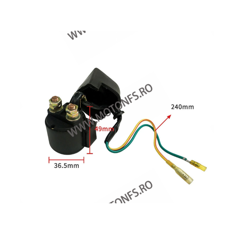 Releu Pornire Moto Univerlale 2V, ATV 50cc 70cc 90cc 110cc 125 GY6125, pentru majoritatea scuterelor chinezești Moto, ATV-uri...