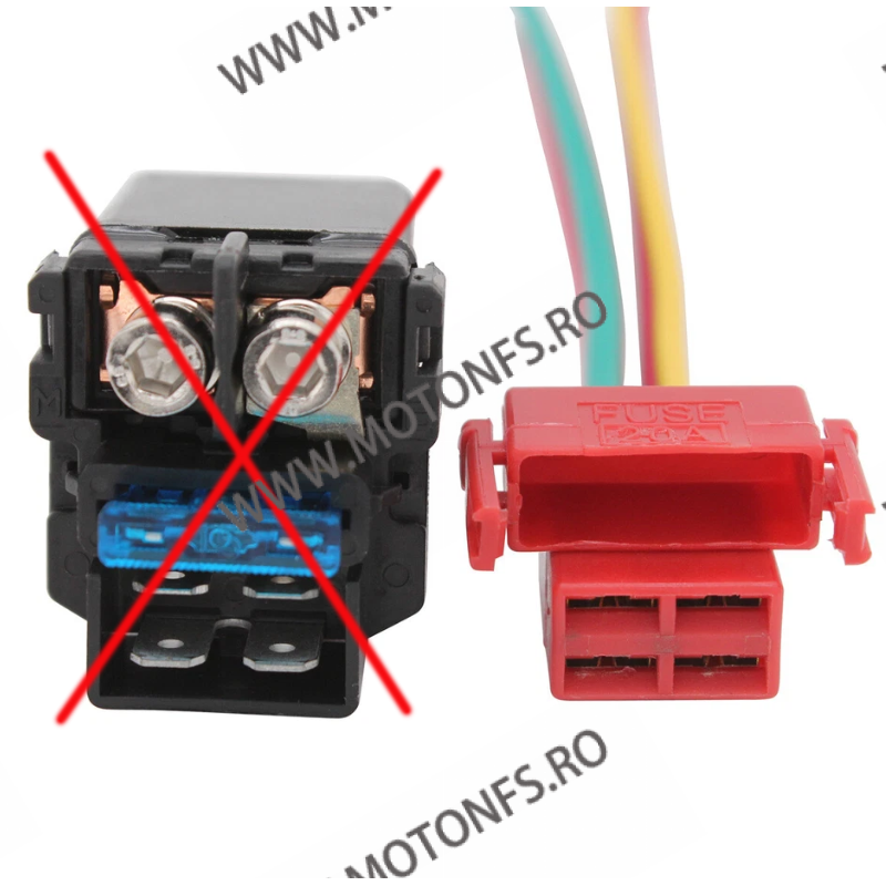Mufa Releu Pornire Honda CBR 600 900 954 1000 1100 VFR VF VTR XL GL CB Kawasaki Z1AY4  Cablu Releu Incarcare Regulator 25,00 ...