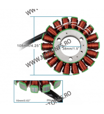 YAMAHA Yamaha YZF-R3 YZF-R25 MT03 MT25 2019-2021 BS7-H1410-00 Magneto Coil Generator Stator Alternator Bobina K079-868  Alter...