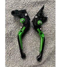 ZX-6 ZZR600 ZZR600 ER-6N/F/R (Z750S 2006-2008) (Z750 2004-2005)(ER-6F ER-6N) Manete Prelungite Si Rabatabil Ambreiaj Frana Ti...