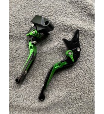 ZX-6 ZZR600 ZZR600 ER-6N/F/R (Z750S 2006-2008) (Z750 2004-2005)(ER-6F ER-6N) Manete Prelungite Si Rabatabil Ambreiaj Frana Ti...