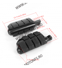 Harley Davidson Touring Street Glide Road King Road Electra Glide Sportster Dyna Softail Set 2 Bucati Scarite moto negre ‎MT2...
