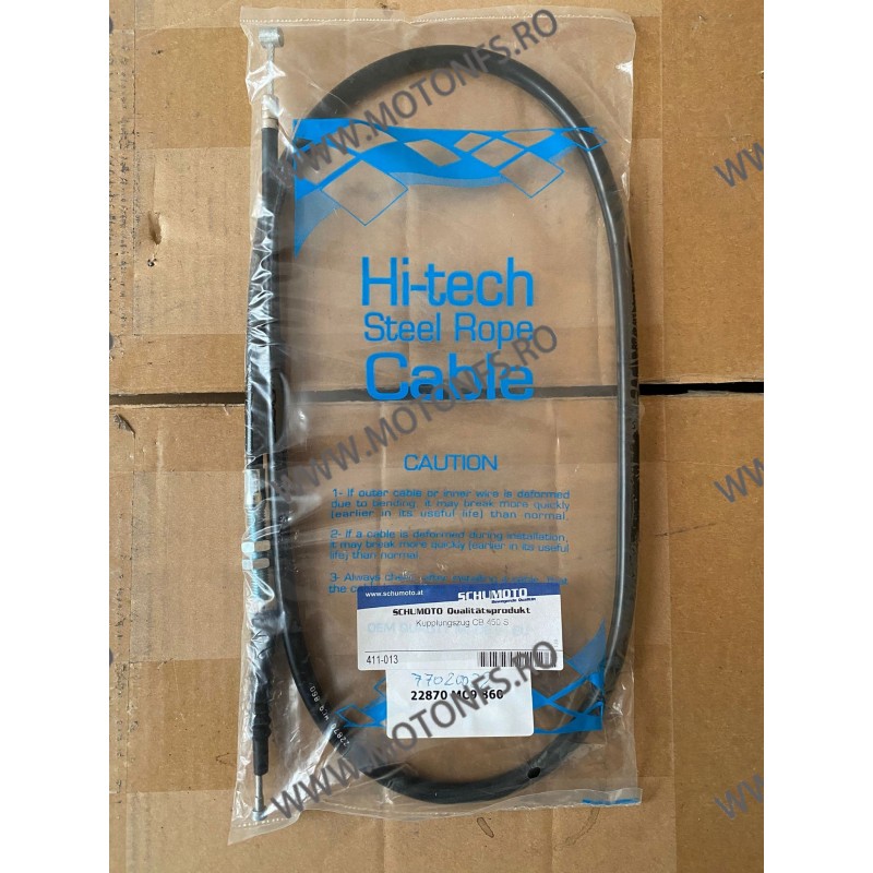 Cablu ambreiaj CB 450 S 411-013  Cabuluri Ambreiaj Motopro 80,00 lei 80,00 lei 67,23 lei 67,23 lei