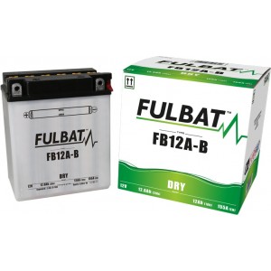 Baterie conventionala FULBAT FB12A-B (YB12A-B) include electrolit l/b/h 135 x 81 x 161 700.550562 / 295-244  FULBAT Baterie 2...