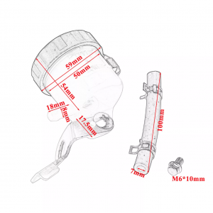 GSXR600 GSXR1000 SV650/S SV1000/S ZX-6R ZX-10R YZF R1 R6 BMW, YAMAHA, KAWASAKI, SUZUKI ,DUCATI ,HONDA BIDON LICHID FRANA DEDICAT