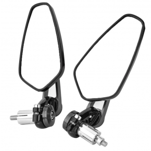 SET 2 OGLINZI CAPETE GHIDON NEGRE UNIVERSALE MOTO SCUTER ATV HONDA YAMAHA SUZUKI KAWASAKI DUCATI BMW TRIUMPH