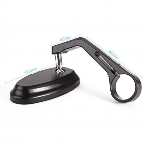 Set 2Buc Oglinzi pentru capatul de ghidon Negru UNIVERSALE MOTO SCUTER ATV HONDA YAMAHA SUZUKI KAWASAKI DUCATI BMW TRIUMPH BC...