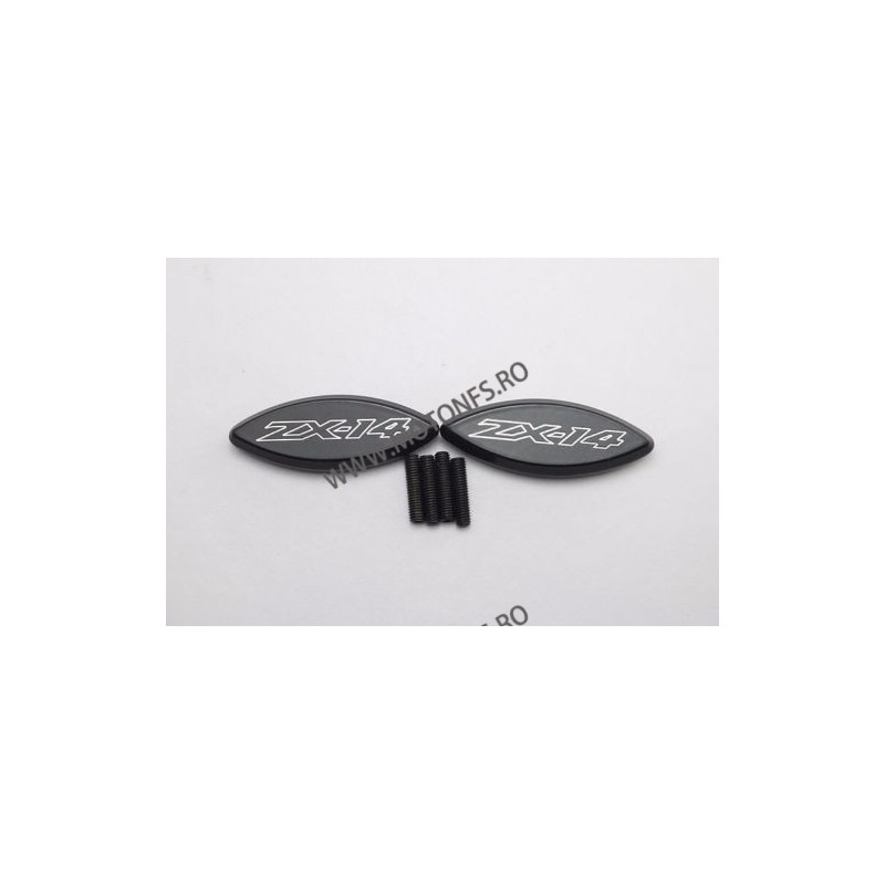 ZX14 ZX14R 2006 2007 2008 2009 2010 2011 2012 2013 2014 Set capace acoperire gauri oglinzi retrovizoare Negru co222-006  Capa...