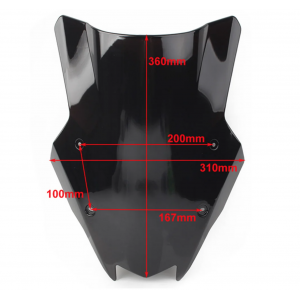 Kawasaki Z1000SX 2020 2021 2022 2023 Parbriz Double Bubble Fumuriu WXH01  Parbriza Fumuriu Motonfs 150,00 lei 150,00 lei 126,...