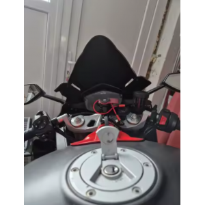 Aprilia RS660 RS 600 2020 2021 2022 2023 Parbriz Double Bubble Fumuriu