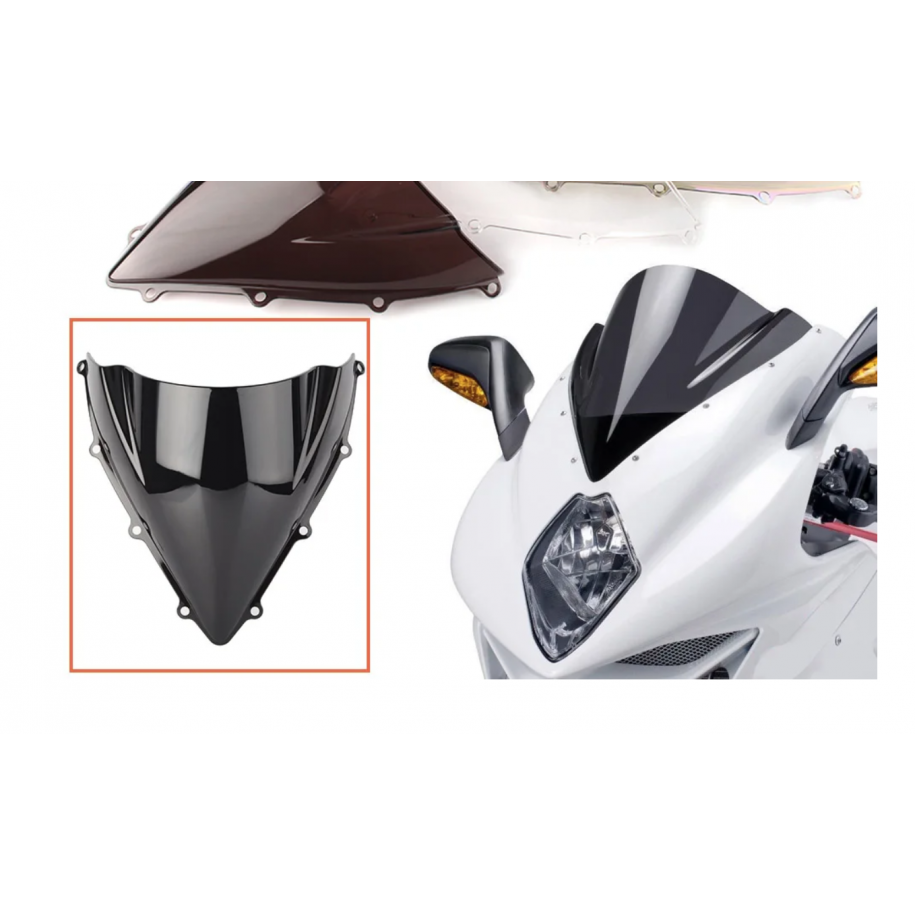 MV Agusta F3 800 675 2012 2013 2014 2015 2016 2017 Parbriz Double Bubble Fumuriu 5IE2Y  Parbriza Fumuriu Motonfs 150,00 lei 1...