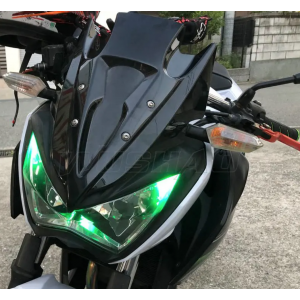 Kawasaki Z250 Z300 2013 2014 2015 2016 2017 2018 Parbriz Double Bubble Fumuriu 4OF1U  Parbriza Fumuriu Motonfs 150,00 lei 150...