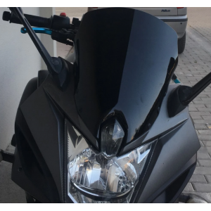 Yamaha FZS600 FZ6R FZ6-R FZ-6R XJ6 F XJ-6F 2009 2010 2011 2012 2013 2014 2015  Parbriz Double Bubble Fumuriu