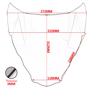 SV650 SV650S SV 650 650S 1999 2000 2001 2002 Parbriz Double Bubble Fumuriu F1I5N  Parbriza Fumuriu Motonfs 150,00 lei 150,00 ...