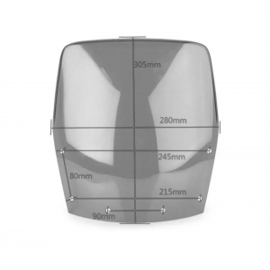 Kawasaki Ninja 250 250R EX250 GPX R GPX250R F 1988 1989 1990 - 1994 1999 2001 2004 2006 2007 Parbriz  Fumuriu