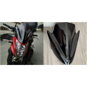 Kawasaki Ninja ER6N ER650 ER 6N ER-6N 2012 2013 2014 2015 2016 Parbriz Double Bubble Fumuriu 2UOWN  Parbriza Fumuriu Motonfs ...