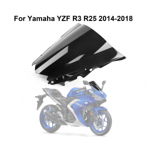 Yamaha YZF R3 321CC R25 250CC 2014 2015 2016 2017 2018 Parbriz Double Bubble Fumuriu 9OE3N  Parbriza Fumuriu Motonfs 135,00 l...
