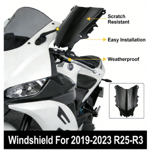 Yamaha R3 321CC R25 250CC 2019 2020 2021 2022 2023  Parbriz Double Bubble Fumuriu OR917  Parbriza Fumuriu Motonfs 135,00 lei ...
