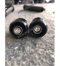 Set 2 Buc Mansoane + Acceleratie Moto Universale Cu Capete Ghidon Negru Rosu Albastru Auriu DS311  Mansoane Moto universale 9...