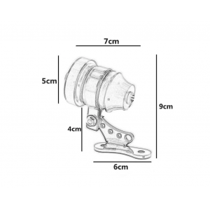 lampă spate LED 12V pentru motocicletă Harley / Chopper / Bobber / Cafe Racer Stop Frana SR-501  Stopuri Moto Universale 139,...
