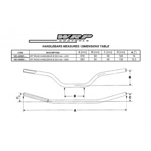 GHIDON WRP AMERICA 28,6 mm, inalt Negru