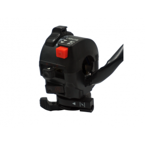 Comutator Ghidon Moto Multifuncțional 22mm Cu Soc Control Lumini, Fază Scurtă Lungă, Pornire, Universal 9B5C3  Comenzi Ghidon...