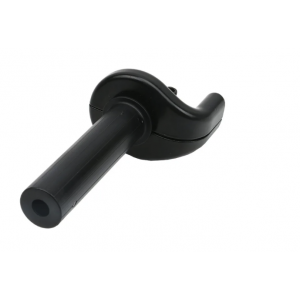 22mm Acceleratie Cu Duble Iesire(Filet 6MM Si 5MM )  moto/ scuter/ ATV  Universala Negru