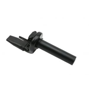 22mm Acceleratie Cu Duble Iesire(Filet 6MM Si 5MM )  moto/ scuter/ ATV  Universala Negru
