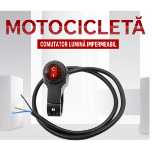 buton  On / Off / avarii / Comutator / întrerupator / lumini / 3 Fir  ghidon 22mm Material Din Aluminiu waterproof  Comenzi Moto