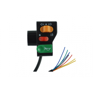 Comutator Moto 3 în 1 pentru Ghidon 7/8 (22mm), Claxon, Semnalizare, Far, Kill Switch, Universal