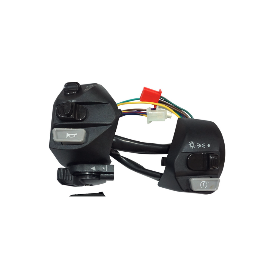 Set 2 Buc Comutator Moto YAMAHA MIO LC135, Ansamblu Comenzi Ghidon, Întrerupător Multifuncțional pentru Ghidon 55W8Z  Comenzi...