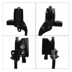 25mm Set 2buc Manete Pentru Ghidonul de  frana / ambreiaj ＋ Pompa Hidraulica ＋prindere Oglinda Negru 2DGAW PK70Y  Maneta Cu P...