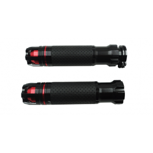 Set Mansoane Moto Universale Cu Capete Ghidon  Rosu 7GNR2