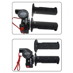 Acceleratie Rapidă Moto Tip Twist, Manetă Accelerație din Aluminiu Pt Ghidon 22mm, Universală, pentru Motocicletă Scuter Atv