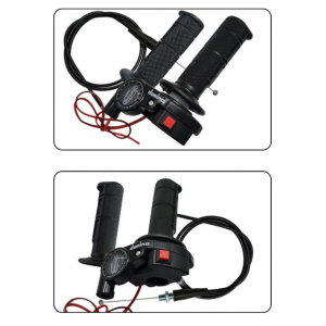 Acceleratie Rapidă Moto Tip Twist, Manetă Accelerație din Aluminiu Pt Ghidon 22mm, Universală, pentru Motocicletă Scuter Atv ...