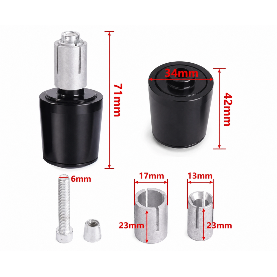 Set 2 Bucati Capete Ghidon Universale Negru 8BOAS 8BOAS  Capete De Ghidon Universale 50,00 lei 50,00 lei 42,02 lei 42,02 lei