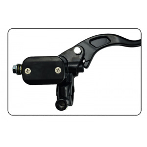 Manetă Frână Moto Universală 22mm cu Pompă Hidraulică, Aluminiu CNC, Culoare Negru, pentru Motocicletă / ATV / Scuter