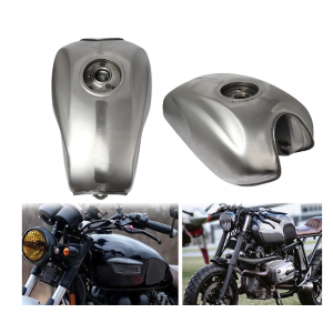 Rezervor Moto Cafe Racer Vintage Retro Custom Universal din Oțel  Pentru Proiecte de Modificare Bobber, Chopper & Scrambler
