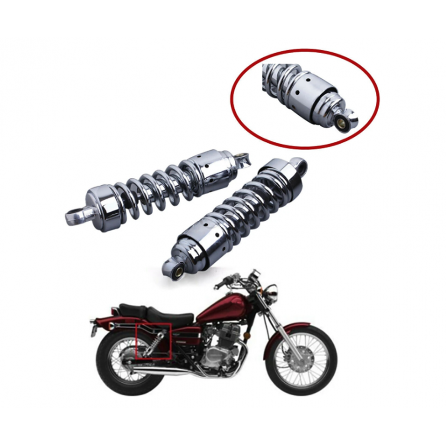 Amortizoare Spate 2BUC 270 mm Universale Cafe Racer Vintage Retro Custom pentru Bobber, Chopper și Motociclete Modificate X2J...
