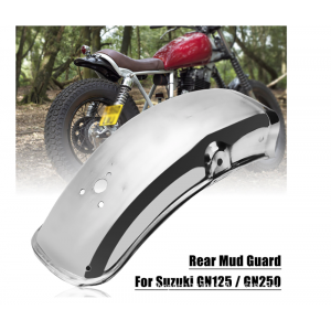 Aripă Moto Universală Cafe Racer Vintage Retro din Oțel Apărătoare Noroi Spate pentru Motociclete Custom, Bobber și Scrambler
