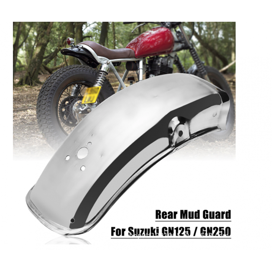 Aripă Moto Universală Cafe Racer Vintage Retro din Oțel Apărătoare Noroi Spate pentru Motociclete Custom, Bobber și Scrambler...