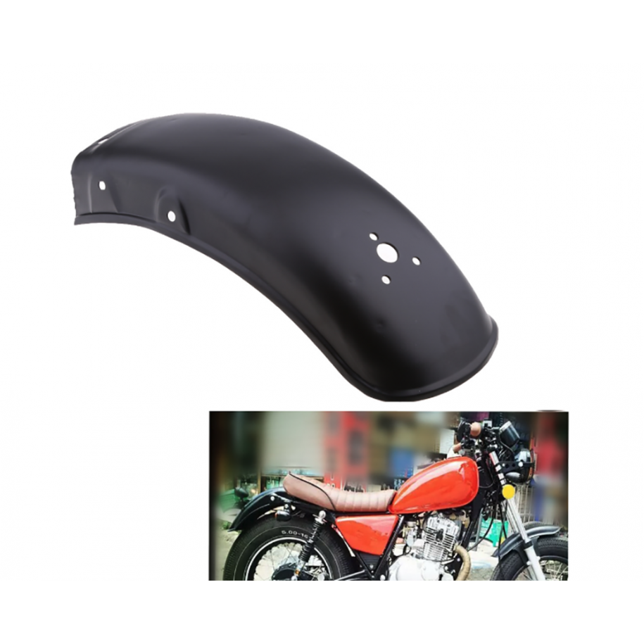 Aripă Moto Universală Cafe Racer Vintage Retro din Oțel Apărătoare Noroi Spate pentru Motociclete Custom, Bobber și Scrambler...